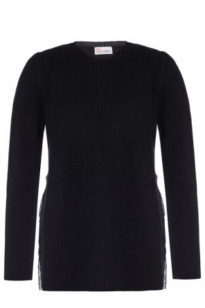 Lace-trimmed sweater, zdjęcie 1 Lace-trimmed sweater od Valentino Red